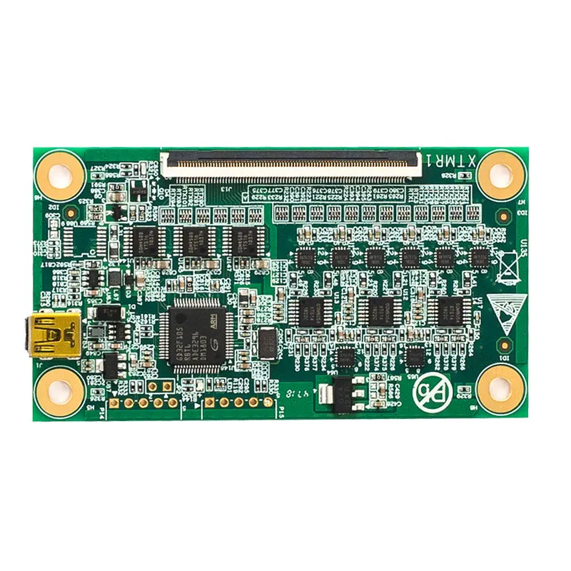 10.1 inch 12 touch points transparent  pcap touch panel foil with  USB power fast response capacitive touch  panels