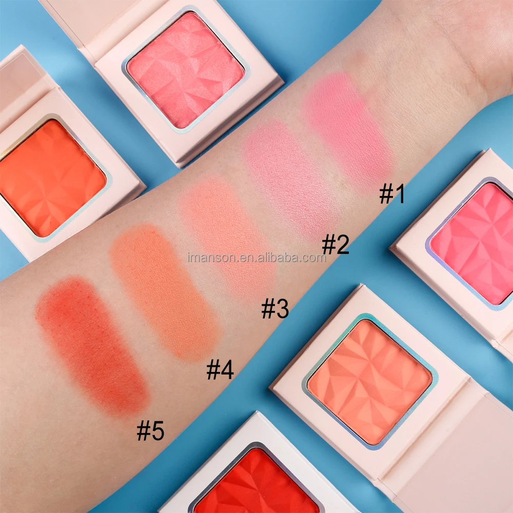 Wholesale 5 Color Single Cream Blusher Make up Blush Customized Private