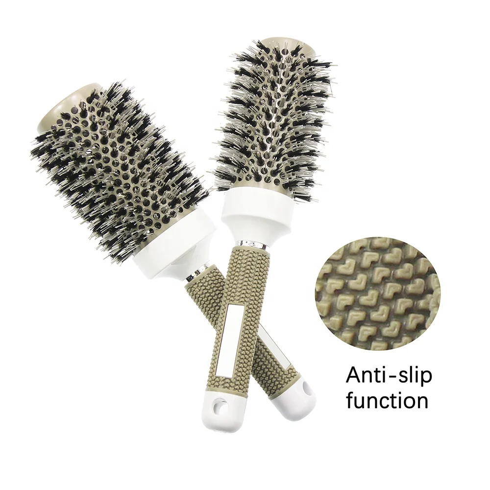 Профессиональная круглая щетка для волос с подогревом