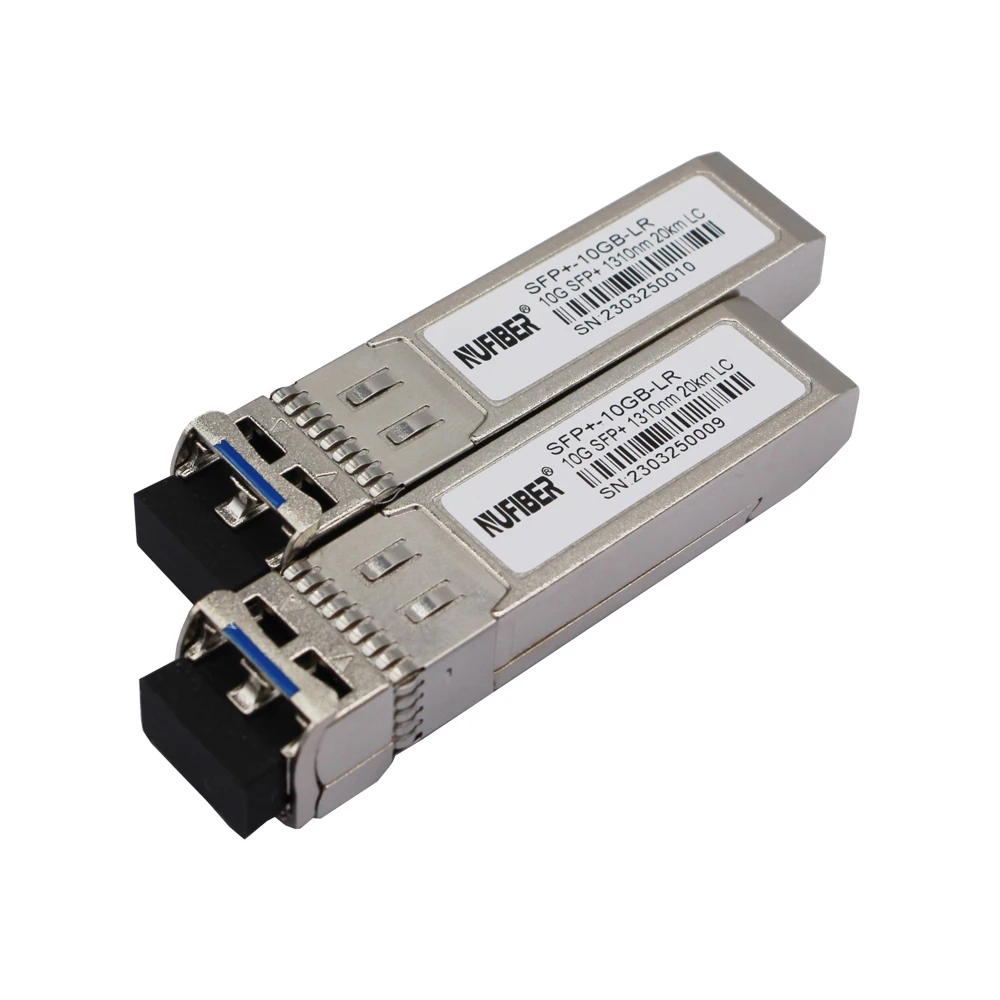10G SFP+ LR 10km Optical Transceiver Module 1310nm LC Connector for Network and Telecom Fiber Optic Use