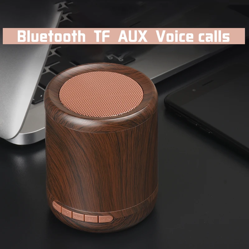 
OEM factory produces wooden speaker wireless audio player can record music wirelessly 