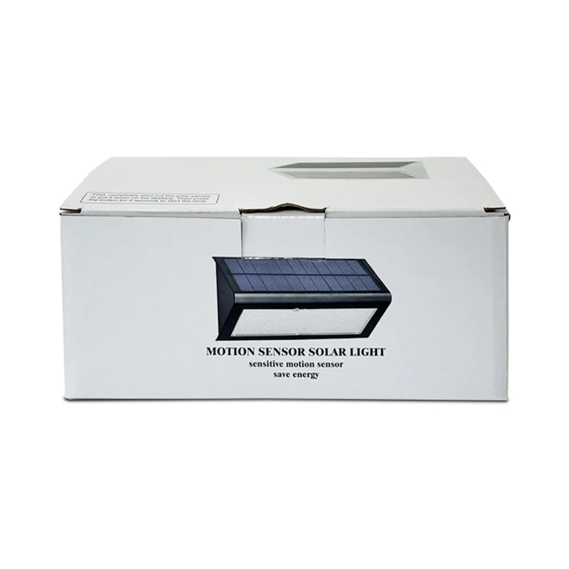 6W LED Solar Wall Lamp Outdoor Waterproof IP65 With Motion Sensor For Home Garden Courtyard