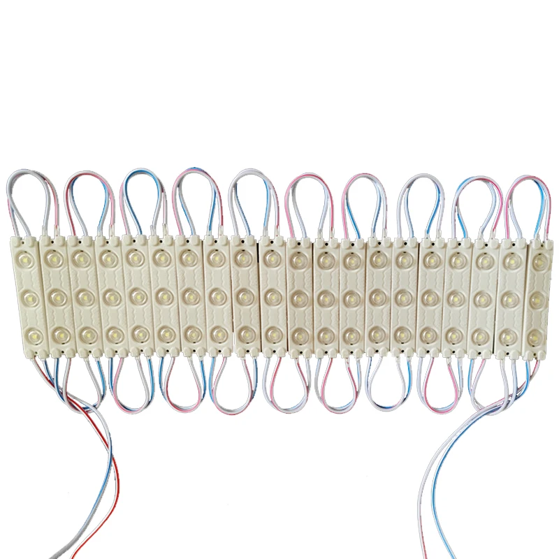 12V edge-lit injection Led Modules edge Sign side light smd chip 3led modulos 1.2w  led module