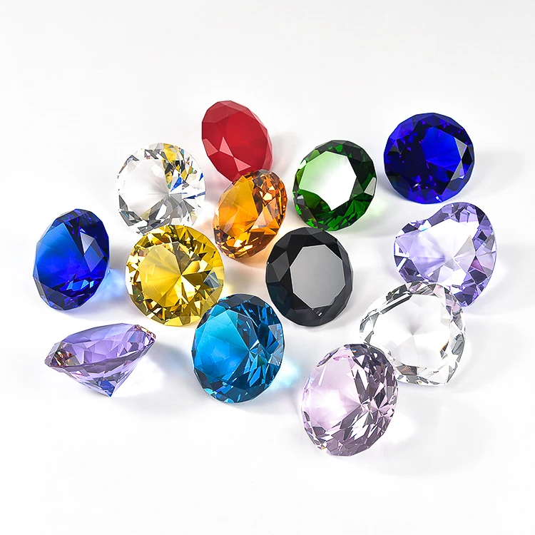 60mm New Product As A Gift Fine Workmanship Low Moq Diamante De Cristal Crystal Diamond