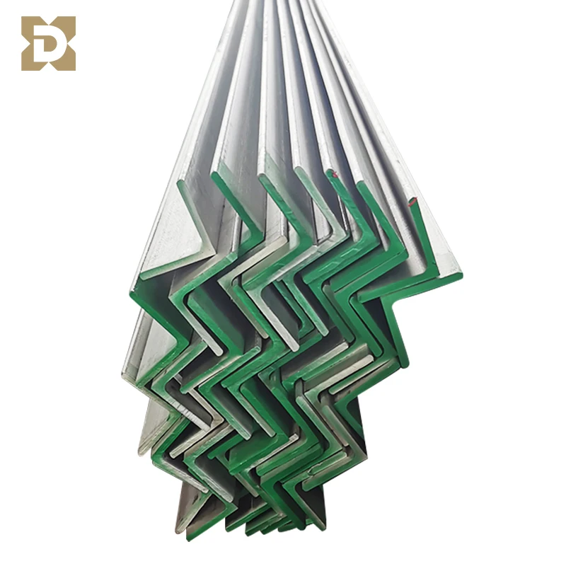 Hot Rolled Stainless Steel Angle Bars AISI 201 316L 904L 310S Solid Equal Unequal Angle Steel Bar