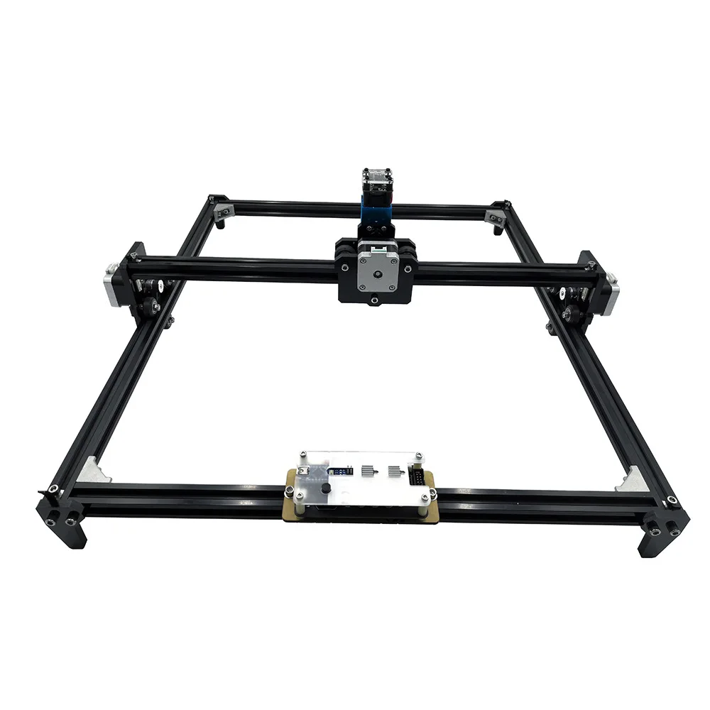 Mini Laser Engraving and Cutting Machine Mobile Screen Protector Gold Tempered Glass Mark 4030 Small Business Leather White Blue