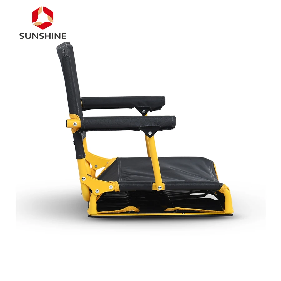 compact Folding Fishing Beach Chair Portable Stadium Seat With Armrest