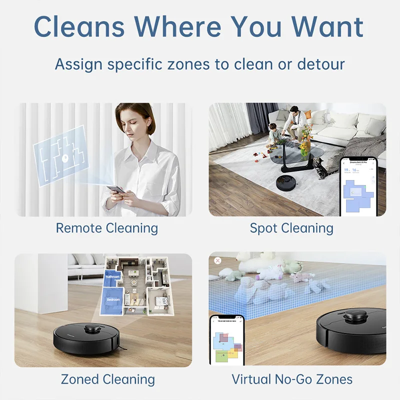 100% оригинальная глобальная версия Dreame Bot L10 Pro Robot Vacuum & Mop