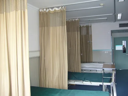 New Customized Hospital Partition Curtains Medical Mesh Fabric Divider Drape Curtains