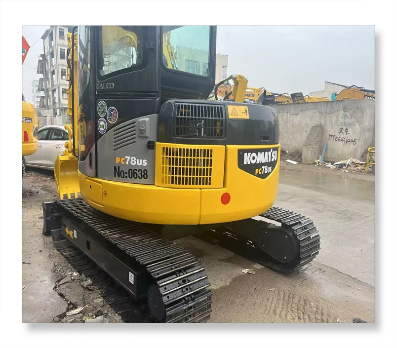 Komatsu PC78US PC 78US-10 Mini Usato Escavadora/7-тонная гидравлическая гусеничная машина pc78-6 pc78-8 для продажи