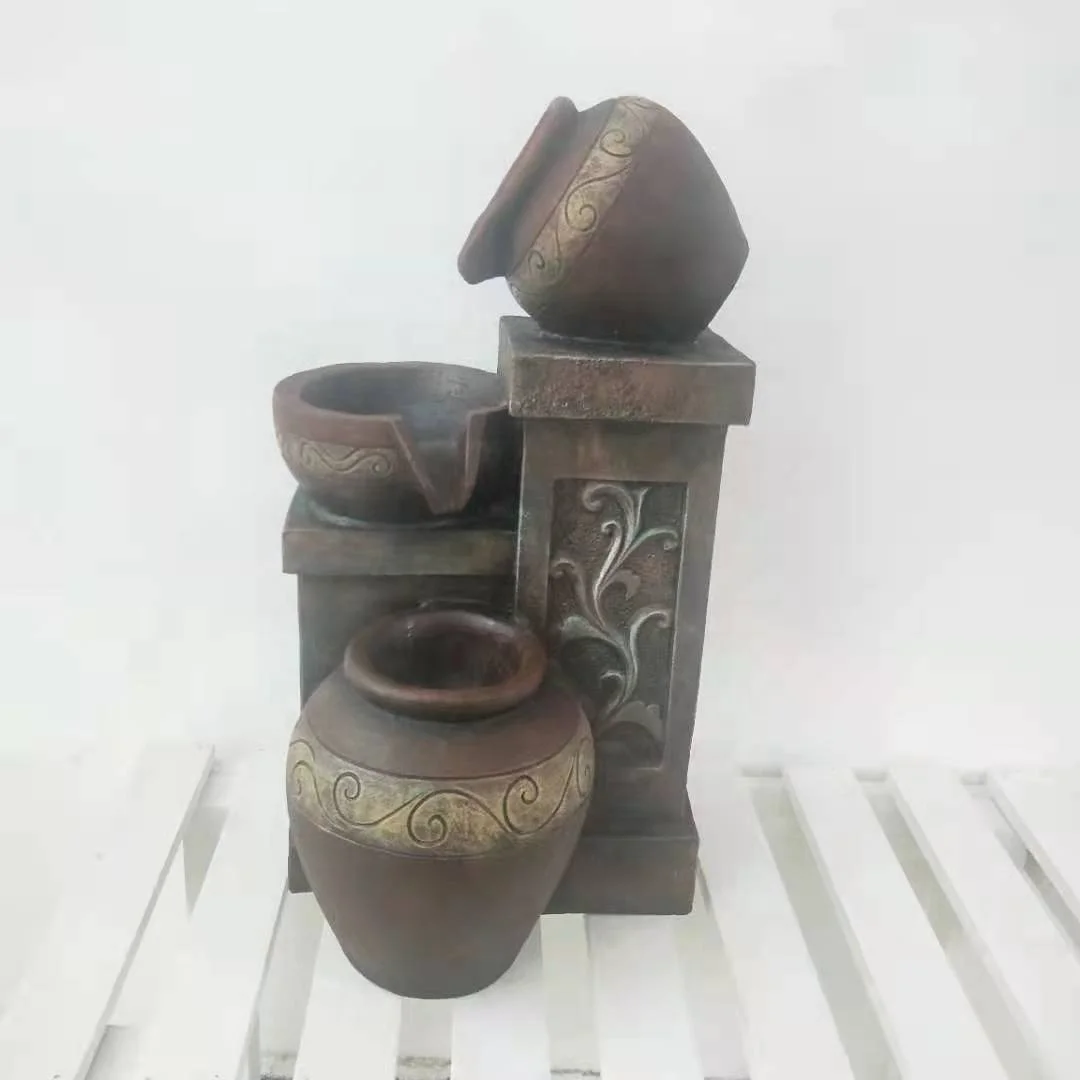  Best selling home decoration polyresin water fountain indoor
