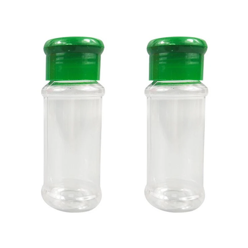 F3-112 пригодный для пищевых продуктов PE пластиковая бутылка специй Jar Контейнер органайзер соли травы специи и перец
