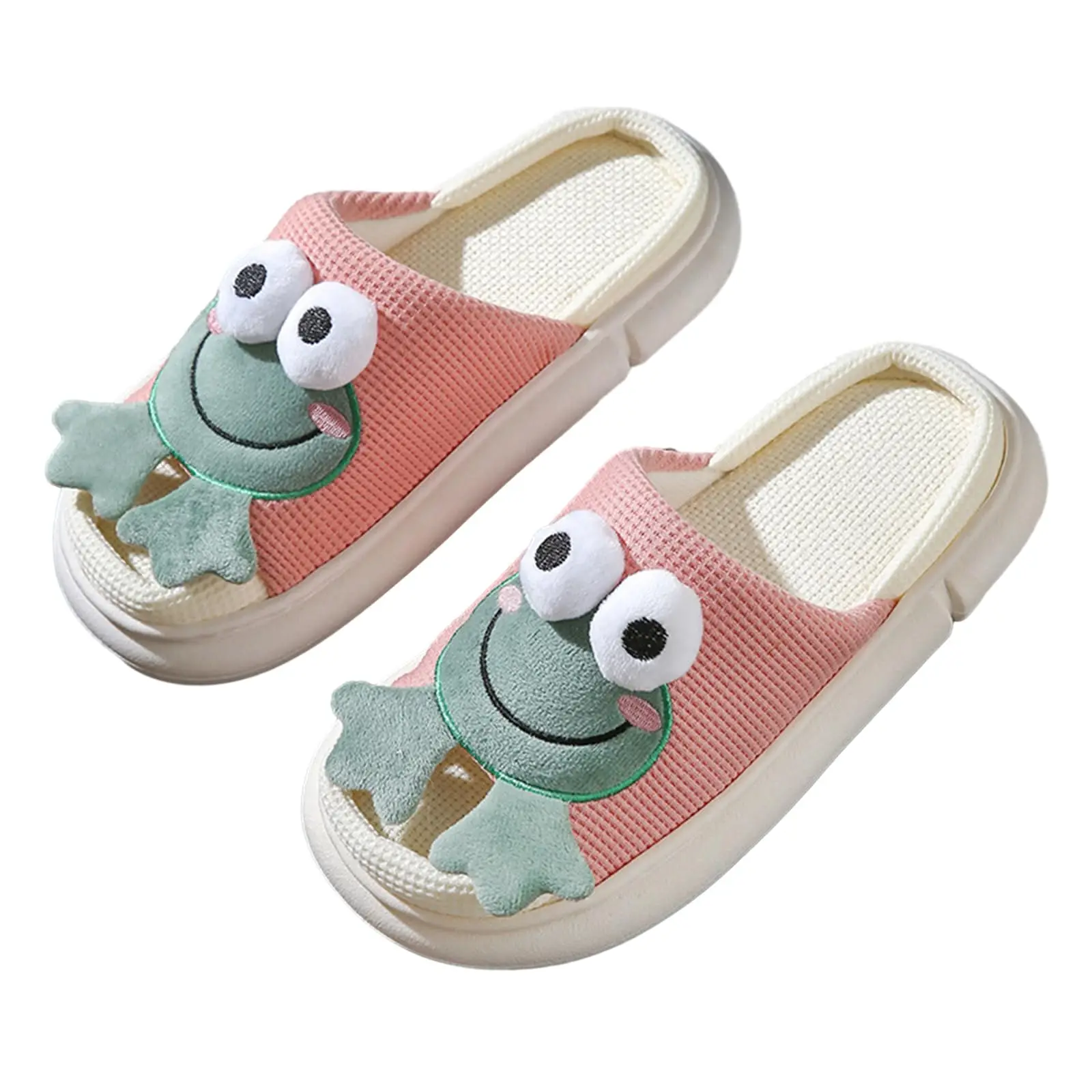 Высококачественные милые животные Мультяшные Морковные лягушки тапочки для женщин домашние pantoffe Pantoufles zapatillas