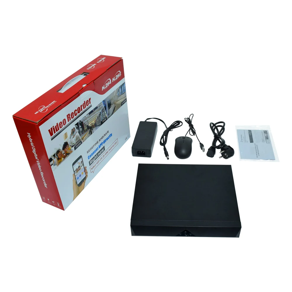 16CH 1080P Lite  5-in-1(TVI/AHD/CVI/CVBS/IPC) CCTV AI DVR, Human/Vehicle Detection, H.265+ Security 16 Channel Surveillance