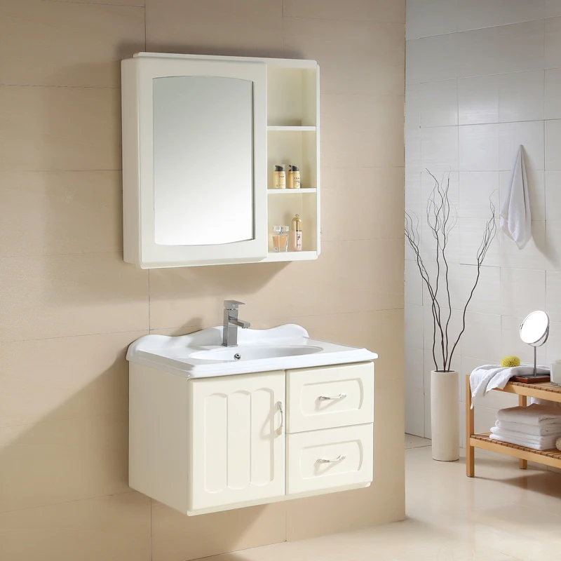 
Western style KD-BC122W white colored hanging vanity , bathroom sanitary sink cabinet 