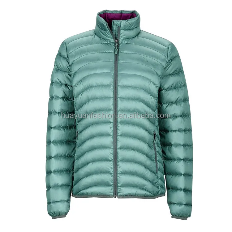 Customization Apparel Garment Manufacturer Cotton Polyester Padded Down Girls Quilted Jacket For Women