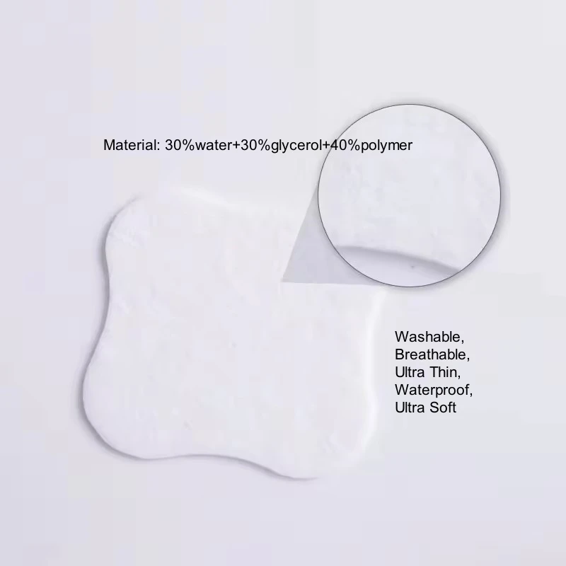 Hydrogel Nursing Breast Cooling Pads Women Disposable Pregnant Nipple Breast Cooling Pads Reusable Breast Pads Organic