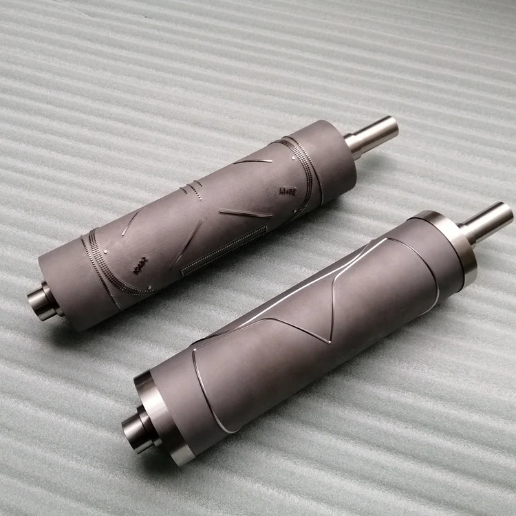 MACH Professional DC53 ultrasonic pattern die face knurling roller mould Emboss Cutter Roller