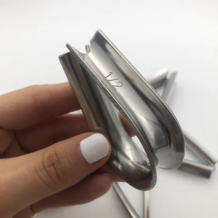 Factory Price G411 Thimble Stainless Steel Wire Rope Thimble Marine Boat Wire Rope Accessories