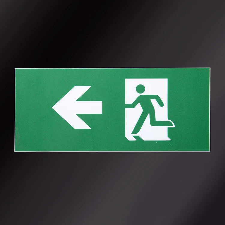 
Factory supplier high strength led emergency exit sign illuminated parts 