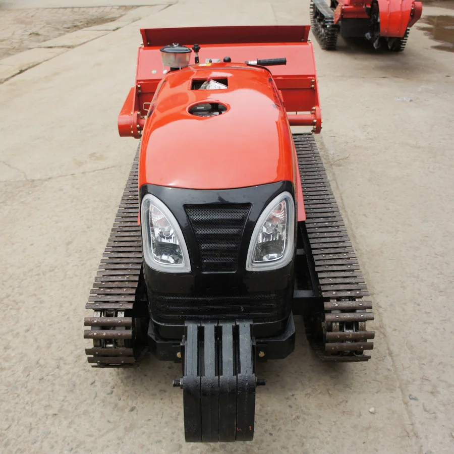 Multifunction rubber track farm agricultural small mini crawler tractor