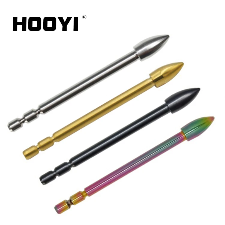 80 100 120 140 grain Tungsten Arrow Point Arrow tip For ID 3.2mm X10 DIY Arrow Head