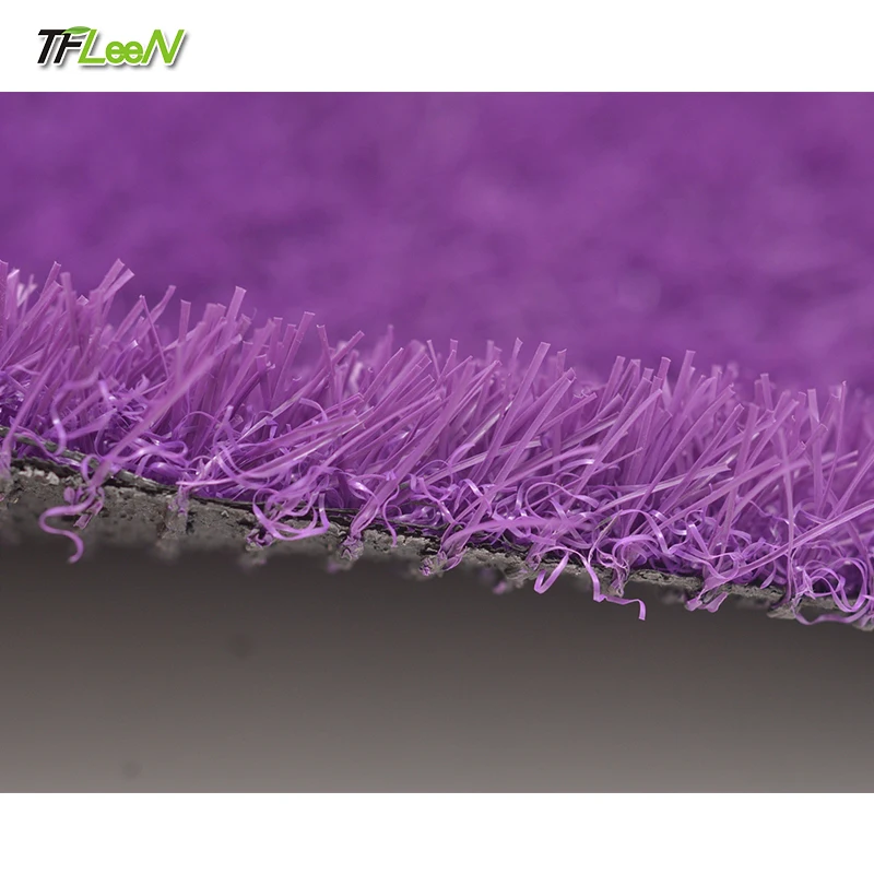 Purple Carpet Floor Grass Landscaping Color Artificial Grass Turf
