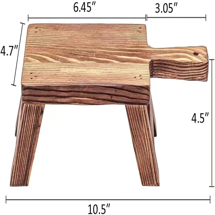 Wood Pedestal Riser, Farmhouse Footed Kitchen Soap Tray Decorative Waterproof Wooden Stand,Counter Sink Home Decor