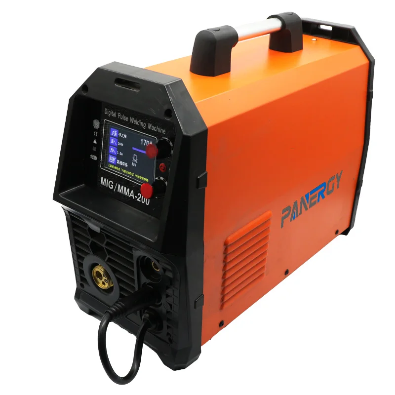 PANERGY Electric Portable Handheld 220V 180A Digital Dual Pulse Gas MIG MMA Welding Machine
