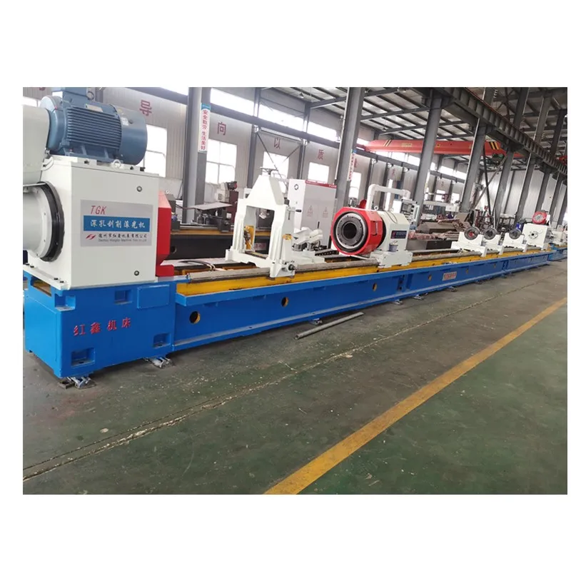 
TGK30x8 CNC deep hole skiving roller burnishing machine both job and tool rotate 