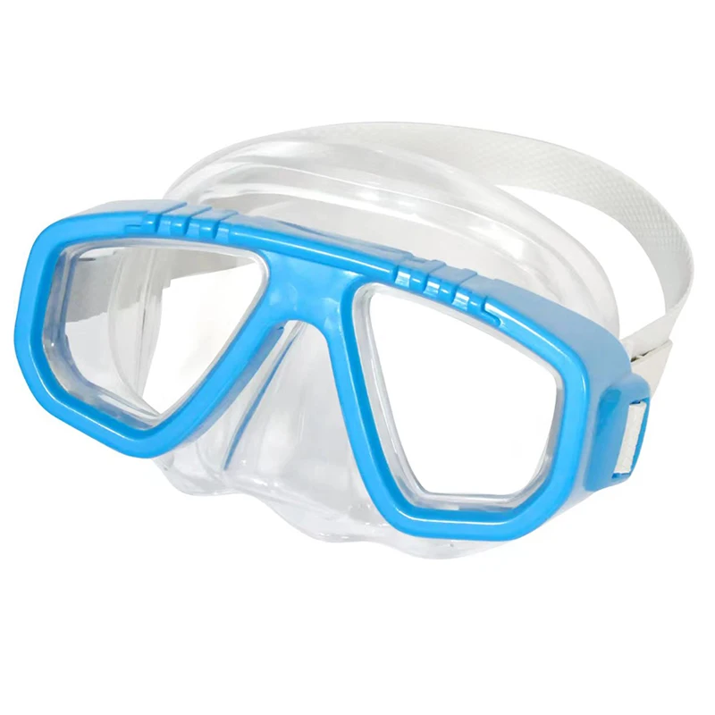China swim underwater sea snorkeling equipment children pink low volume professional free diving mask kid face diving mask
