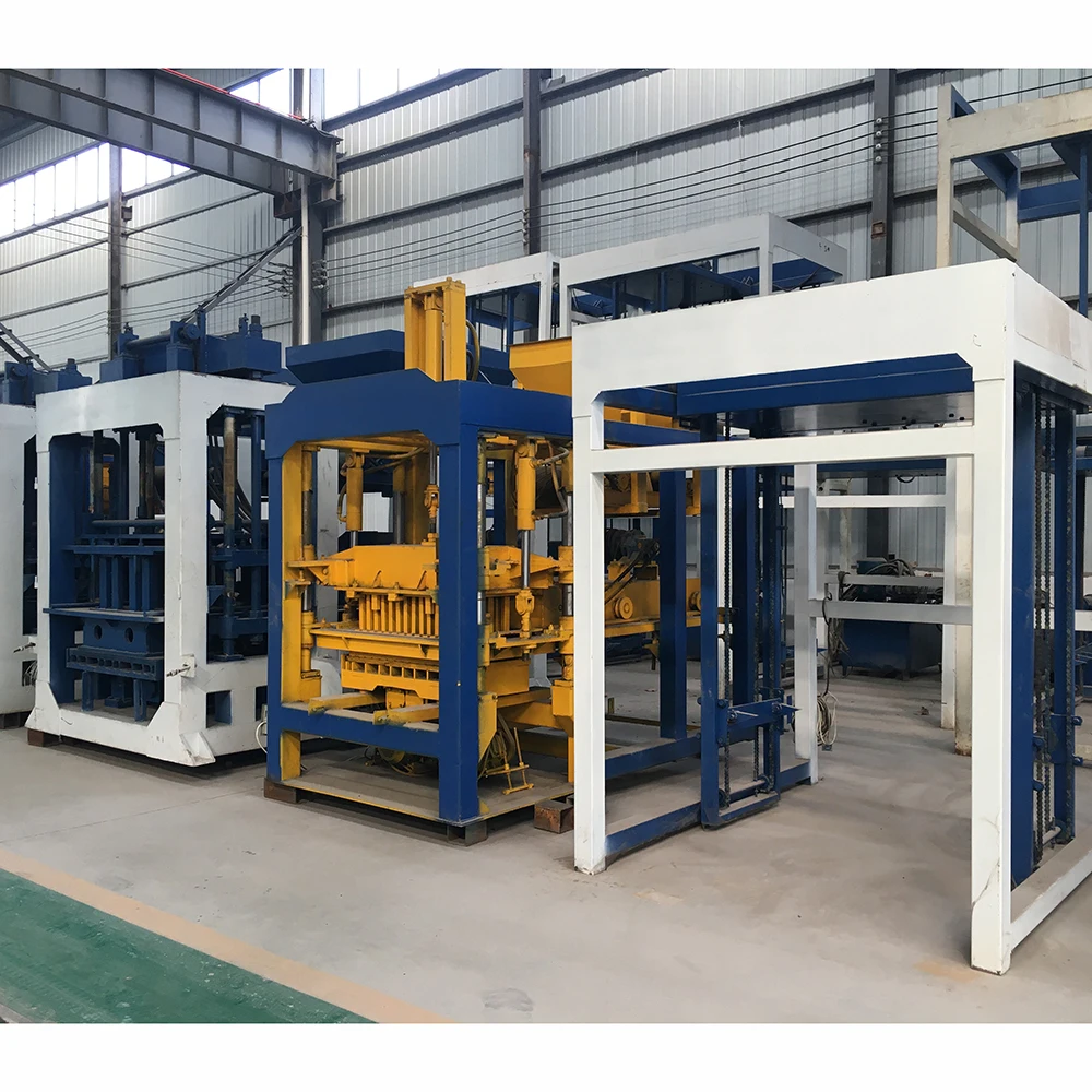 QT6-15 hot sales in USA Vibrating Hollow Cement Laying Block Concrete Brick Making Machine