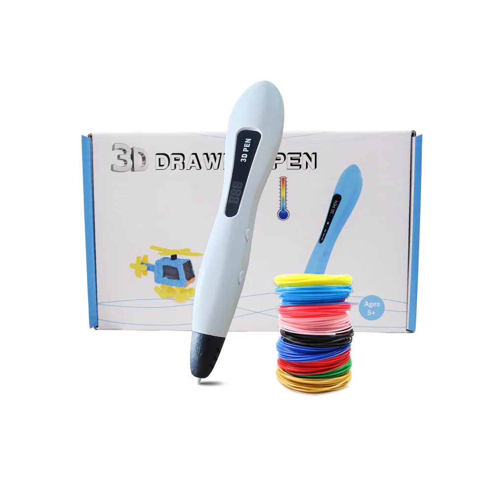 Children 3D Printing Pen USB Drawing Toy Set ABS/PLA Filament Portable 3D Digital Doodle Printing Pen