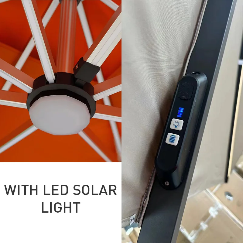 Outdoor Furniture Umbrella & bases Large Cantilever square Parasol 3m Garden cheap Parasol sun patio umbrellas