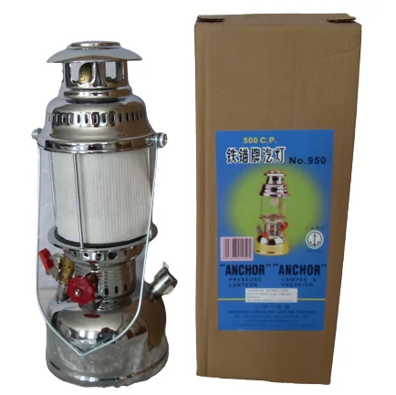 FINE QUALITY  KEROSENE FUEL PRESSURE LANTERN 500600C.P FOR OUTDOOR USING