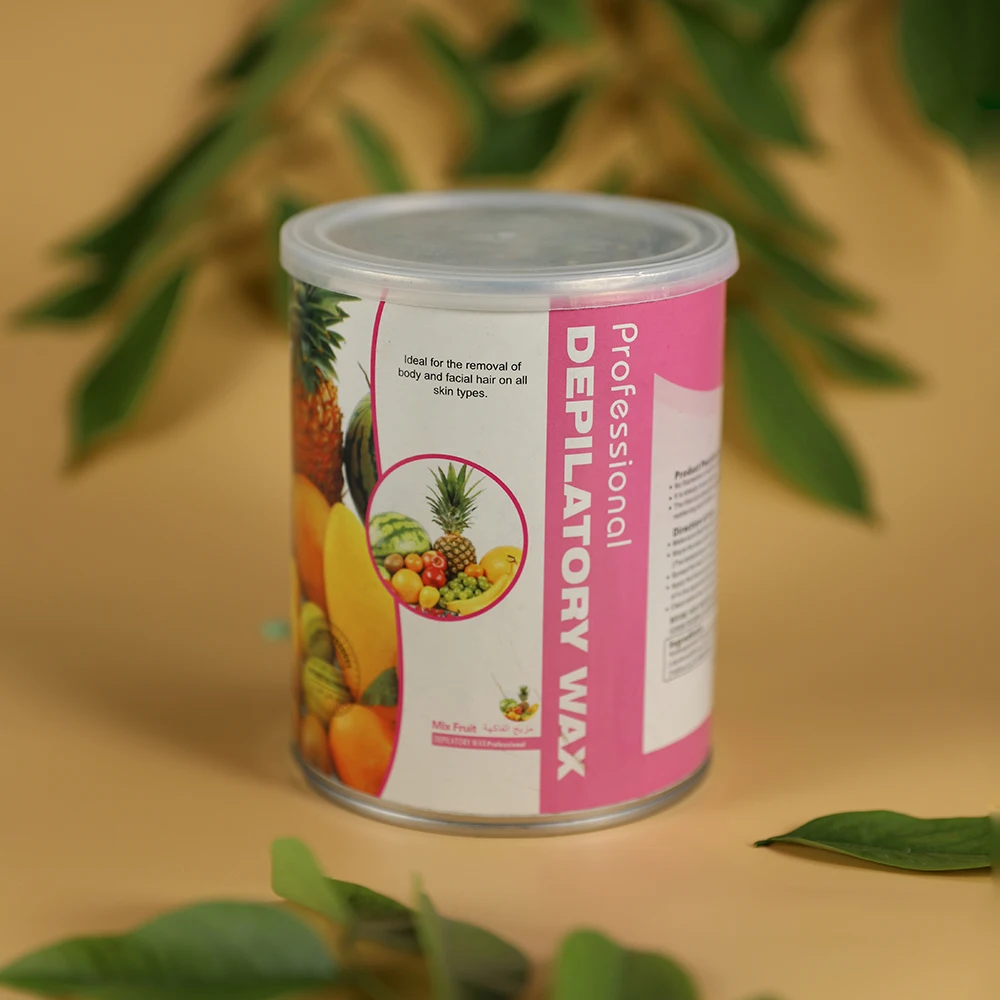 Mix fruit Professional depilatory wax Hair Removal  Soft Wax 28.22 oz / 800 g