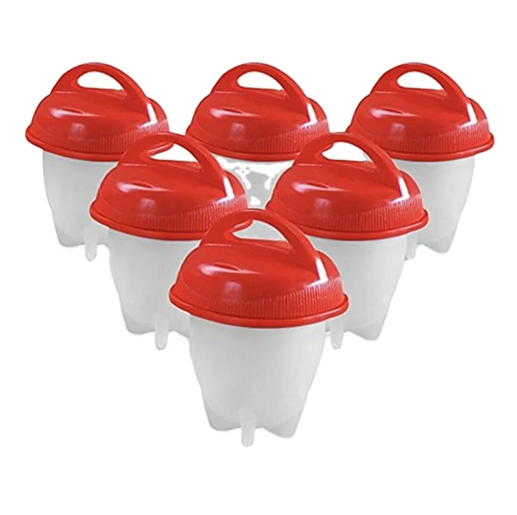 
Силиконовый отпариватель для яиц, термостойкая Экологичная антипригарная силиконовая чашка для яиц, устройство для готовки и кипячения яиц 