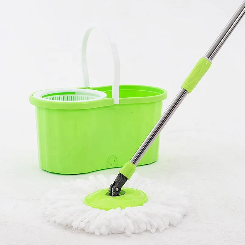 Popular Mop Cleaning Set 360 Degree Rotating Magic Spinning Mop and Bucket Set Swift Microfiber Mop 360 Hand Free Floor Cleaner