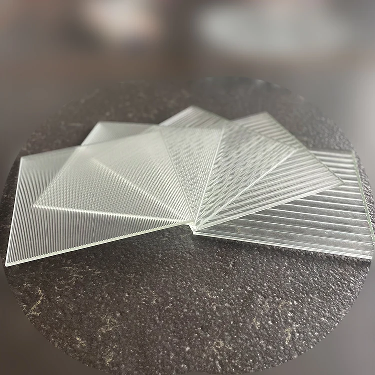 China Factory Wholesale Price Decorative Transparent Tempered Ribbed Reeded Moru Wave Fluted Art Figured Textured Sheet Glass
