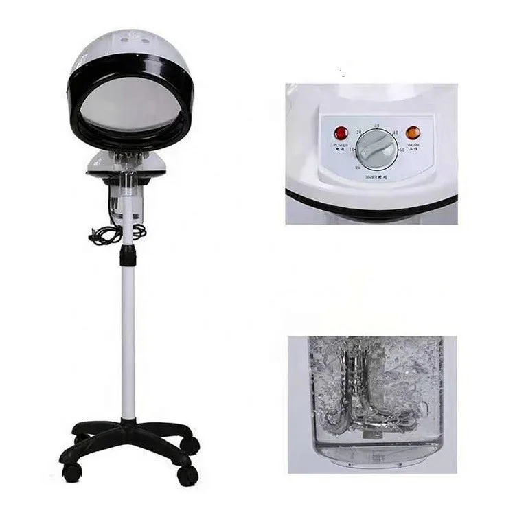 Good Quality Stand Hair Steamer Salon Professional Hair Humidifier and Conditioning Machine with Rolling Wheel