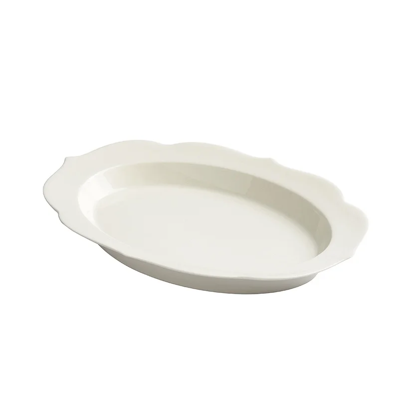 
 Блюдо для рыбы в скандинавском стиле, керамическая обеденная тарелка, в наличии, Прямая продажа с завода  