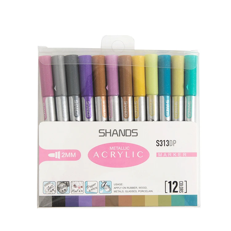 
Felt Tip Paint Pen Set Packaging Marker 
