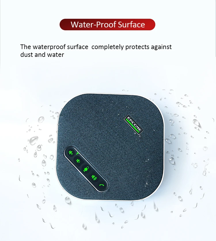 Eacome Premium Smart Wireless Speakerphone With 4M Voice Pickup For Conference System