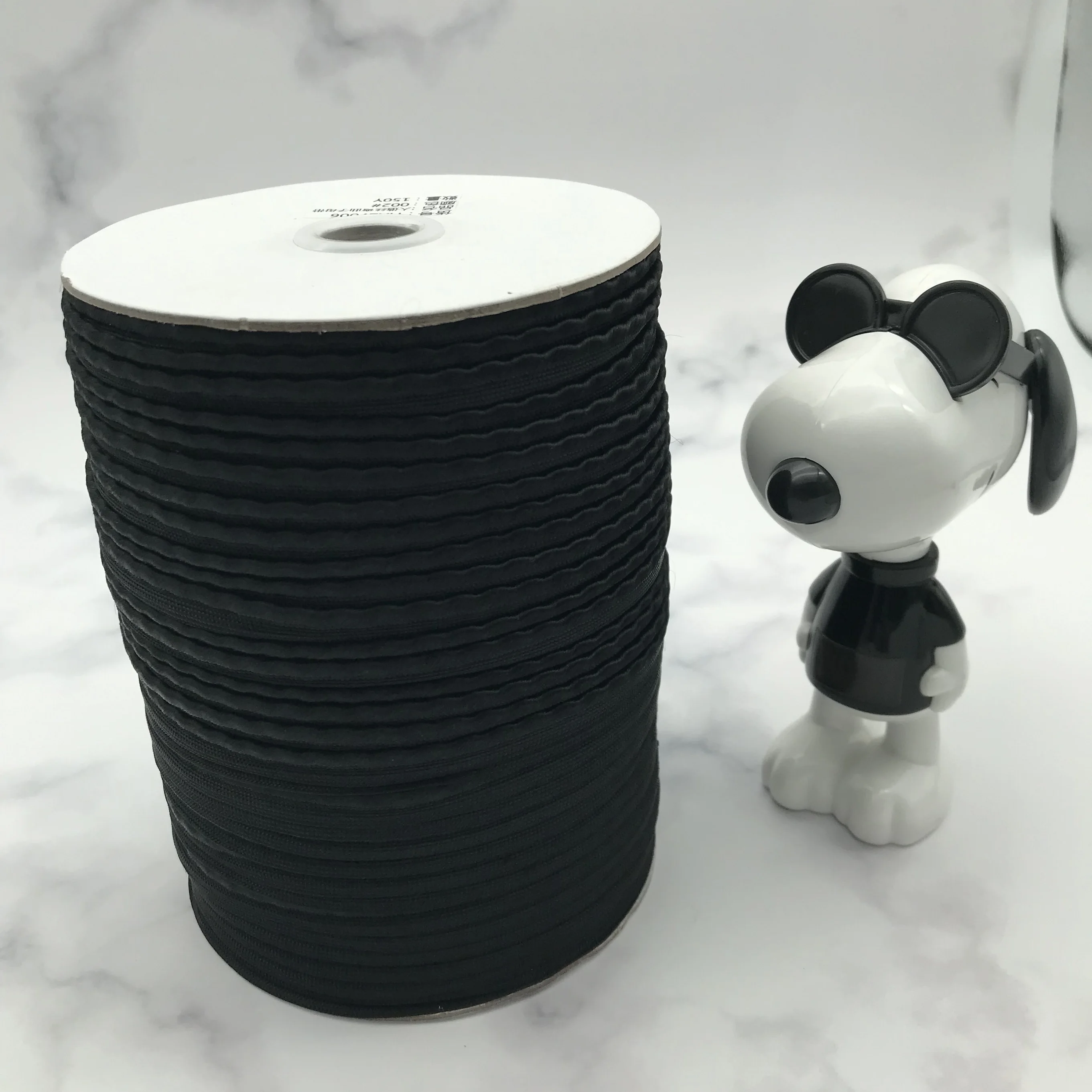 
9mm new design rayon webbing tape wavy piping cord 
