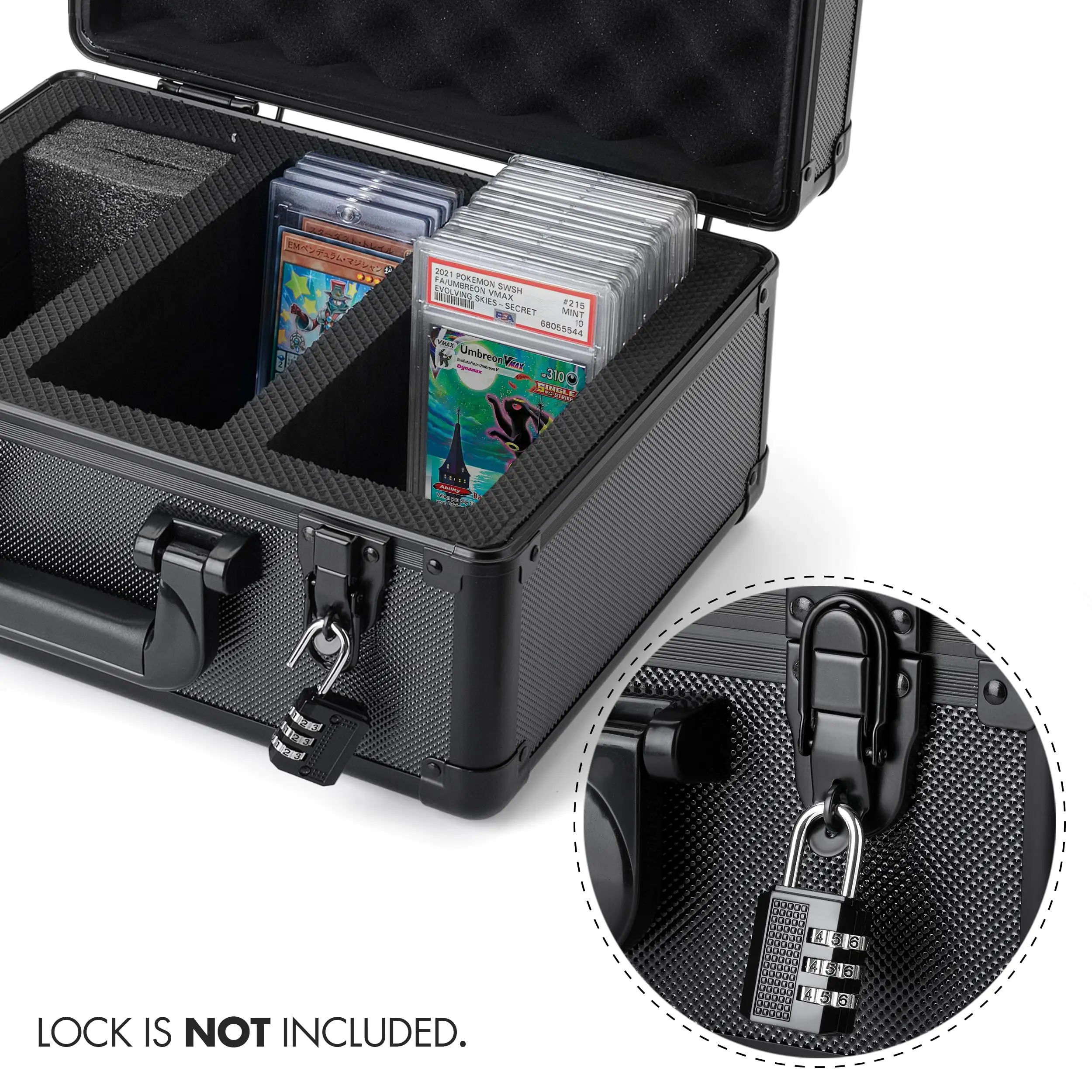 Magnetic Card Holder Magic The Gathering Toploader Aluminum Frame Case Mtg Pokemon Tcg Graded Trading Card Storage Box
