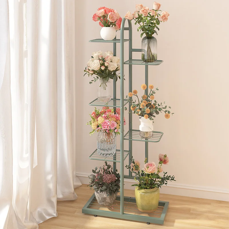 Flower Display Racks Wholesale Garden Decoration Rack Display Plant Metal