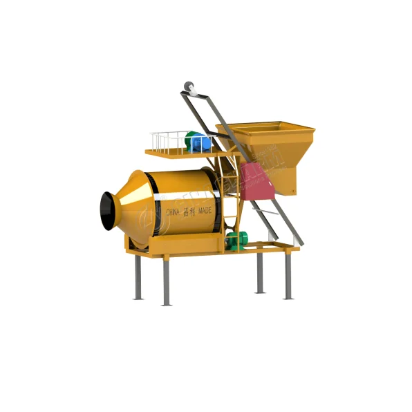 Ultra cost effective High productivity commercial concrete mixers JZM350/750 Used for making raw materials automatic unloading