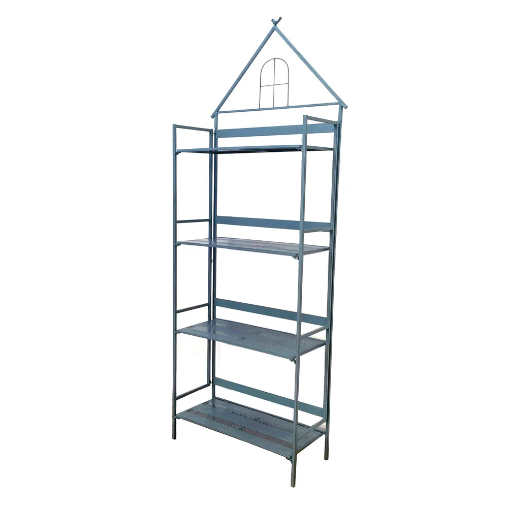 4 Tier Metal Plant Stand Holder Shelf Corner Plant Shelf Ladder Planter for Garden Balcony Patio