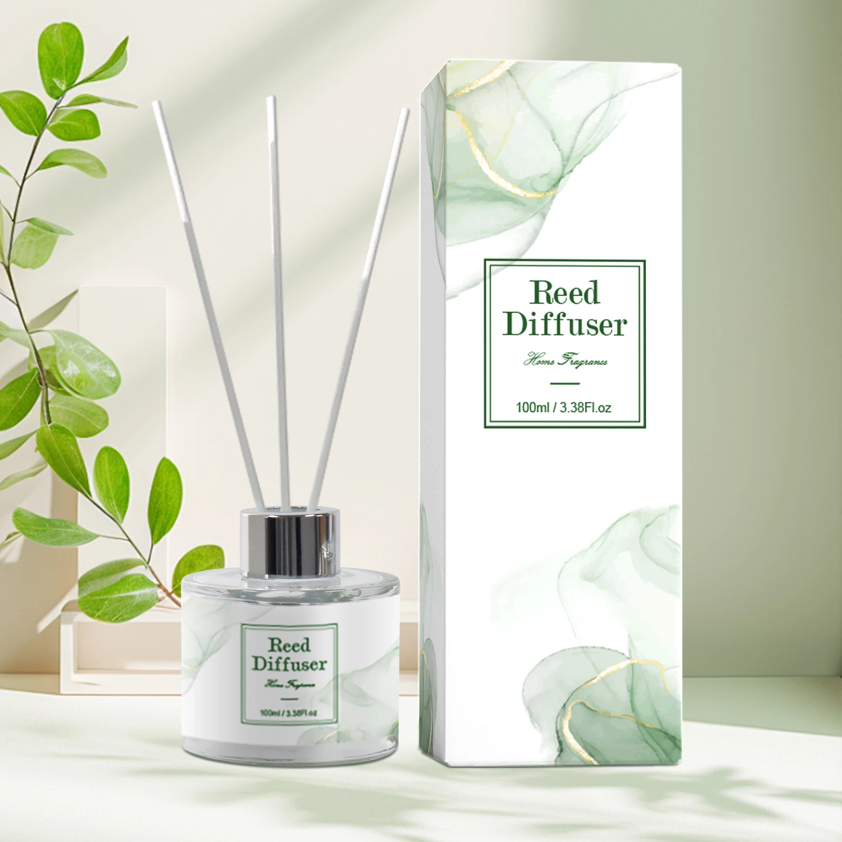 Clear Cylinder Reed Diffuser Westing White Tea Reed Diffuser Set Home Aroma Reed Diffuser