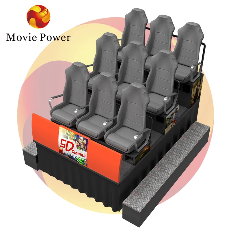 Commercial Virtual Reality 5D Cinema Simulator Home 7D Cinema Chair Electric Motion 5D Movie Theater